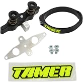 TAMER MX HH-2511 Holeshot Device Black with WDS 2.0 Ring, CNC Aluminum | Dual Button Launch Control, Fits GasGas Husqvarna KTM Suzuki Yamaha, Spring-Loaded XWing Base, Made in USA