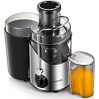 Juicer Juice Extractor, Aicook 2020 Upgrade Centrifugal Juicer 3'' Wide Mouth, 3 Speed for Soft and Hard Food Orange…