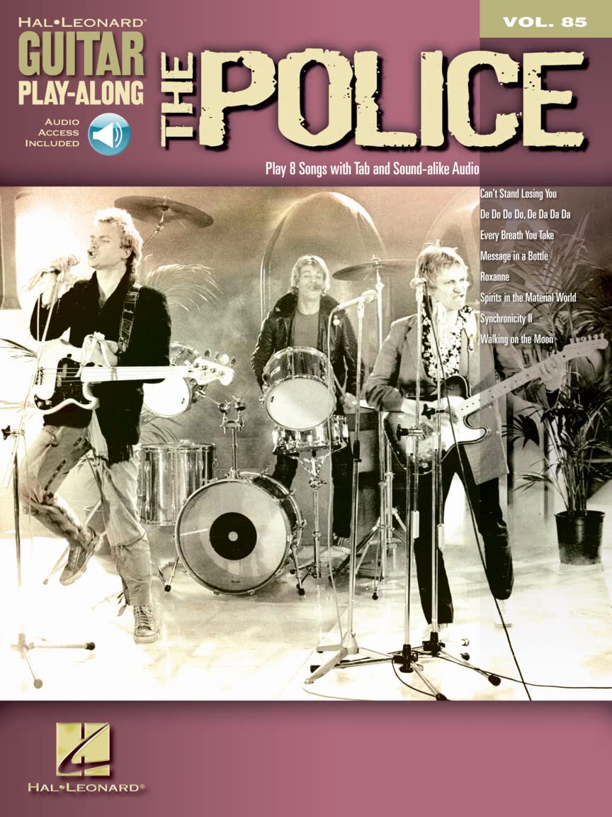 Guitar Play-Along Volume 85 The Police Tab Gtr Book/Cd (Hal Leonard Guitar Play-Along)