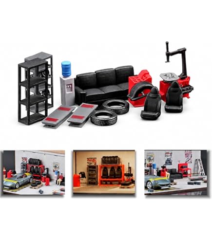 Amazon.com: Kobaani Model Workshop SS-042 1/64 Sweet Style Garage