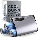 The InnoChiller – Speed Up Your Freezer, for All Types of Beverages, Wine Chiller, Beer Cooler, Ice Cube Maker, Cool Down up