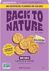 Back to Nature Garlic and Herb Mini Crackers, 5 OZ