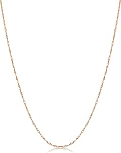 10k Rose Gold Rope Chain Necklace 