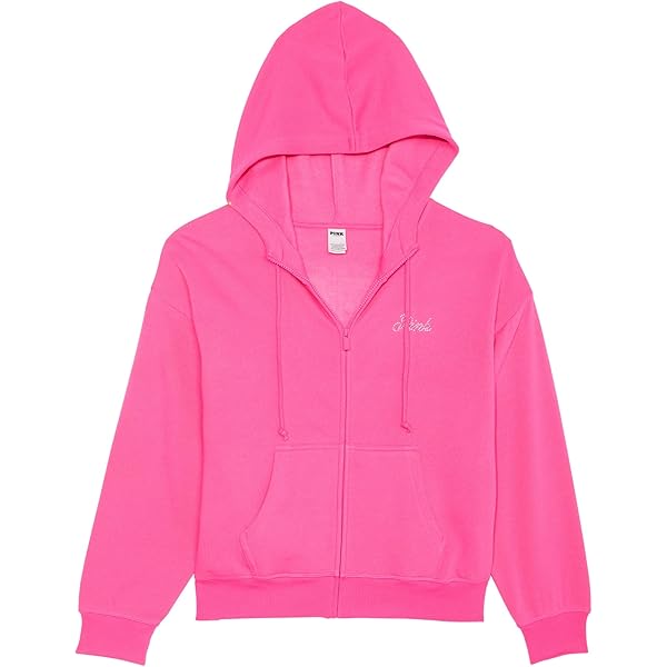 Amazon.com: Victoria's Secret Women's PINK Logo Full Zip-up
