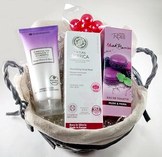 Cesta cosmética baño moras: Amazon.es: Hogar