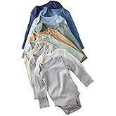 Butterblu unisex-baby Blake 10-pack Long Sleeve Bodysuits 100% Organic Cotton Baby Boy & Girls