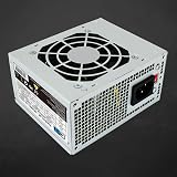 CiT Micro SFC 400W PSU mATX Compact ATX Silent Fan Dual SATA Molex M-400U Grey view 4