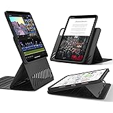 ESR for iPad Pro 11 Inch Case (2022/2021/2020/2018, 4th/3rd/2nd/1st Generation), Removable Magnetic Cover, Adjustable Portrait/Landscape Stand with Raised Display View, 9 Standing Angles, Black