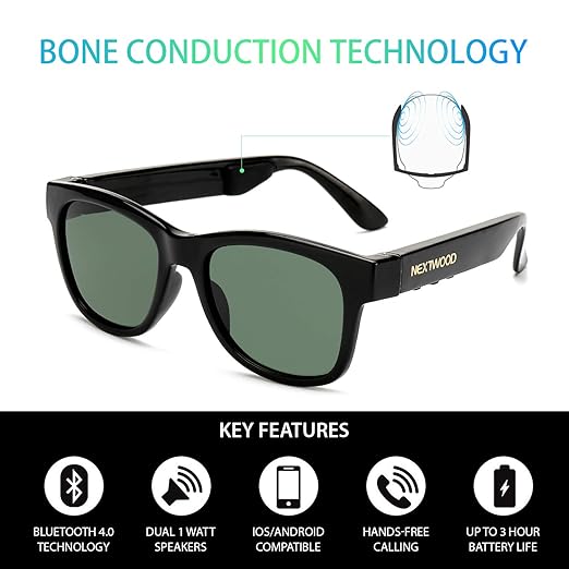 Amazon.com: Bluetooth Headsets Glasses Sunglasses Wireless Bone