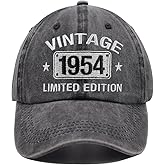 Vintage 1954 1953 1952 1951 1950 1949 1948 1947 1946 1945 Limited Edition Adjustable Embroidered Baseball Cap