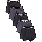 Bolter Men’s 5-Pack Cotton Stretch Boxers Shorts