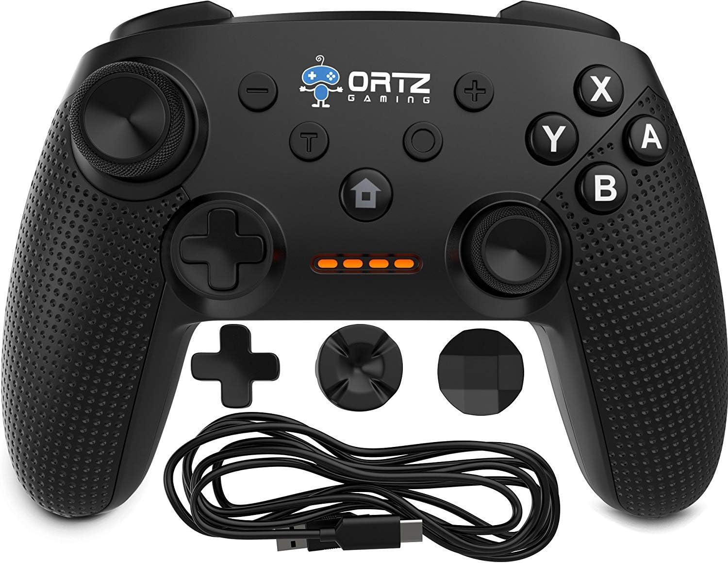 Amazon Com Ortz Wireless Gaming Controller For Nintendo Switch Free Analog Replacements Gamepad Remote Best Pc Usb Computer Gamepad For Ps3 Android Turbo Buttons Computers Accessories
