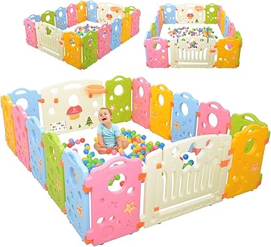 16 panel play yard