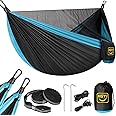 Camping Hammock Mosquito Net,Double & Single Portable Hammocks Hammocks with 2 Tree Straps,Hammock Tent for Travel Camping,Camping Accessories for Indoor Outdoor Hiking Backpacking Backyard Beach