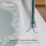 HNNHOME Bath Shower Screen Door Seal Strip for 6-8 mm Glass 20 mm Gap view 7