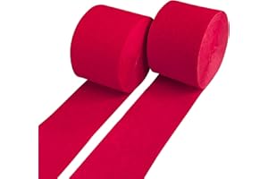 NGSIIOHUN Crepe Paper Roll Red Party Streamers Decors for Birthday Wedding Festival Ornament Graduation Colorful Candyland Party Backdrop, Rainbow DIY Supplies, Art Crafts