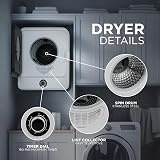 DMD Collective 3kg Mini Vented Tumble Dryer 830W Compact Laundry Dyer view 6