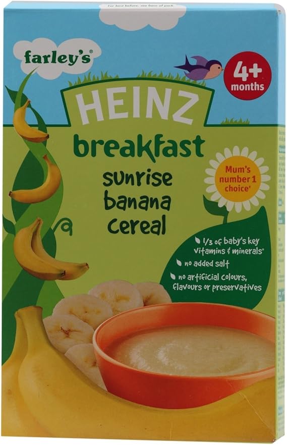 Heinz 4 Month Sunrise Banana Cereal Packet