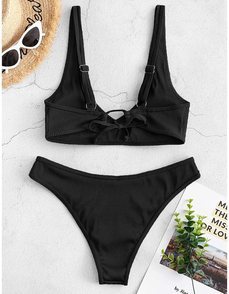 zaful scoop neck bikini