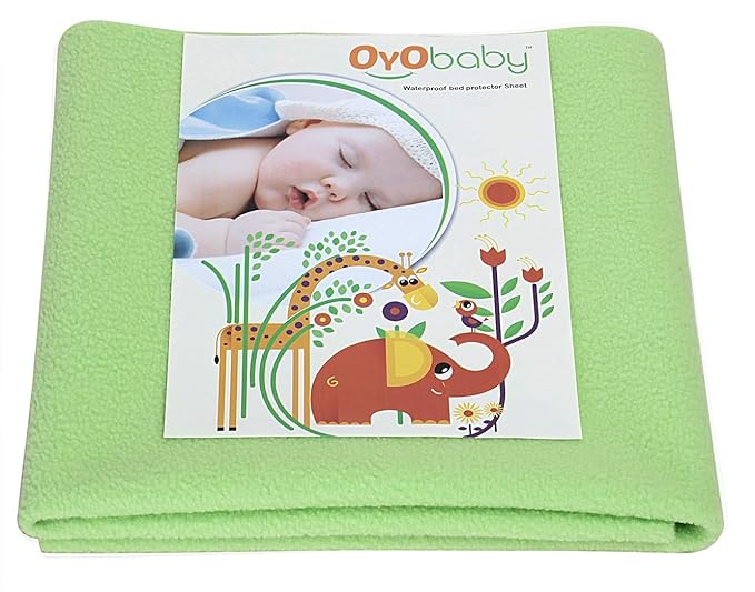 OYO BABY - Soft, Cosy, Quick Dry Water-Proof & Reusable Mat (Size: 70cm X 50cm) (28inch X
