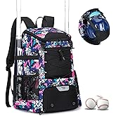 KAVIGOR Baseball Bag for Youth and Adult, Softball Backpack 40L Large Capacity, Bat Backpack with Shoes Compartment and Hidden Helmet Holder