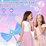 Britik Bubble Wand for Kids Light Music Fairy Princess Design 3-8 Years view 4