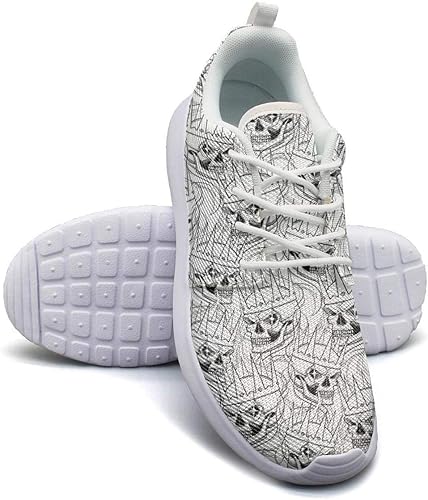 skull tennis shoes