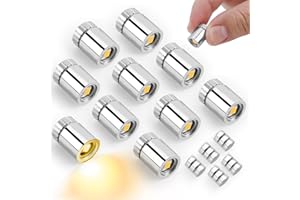 10pcs Miniature Led Lights, Tiny Small Led Lights Battery Powered Balloon Lights Mini Spot Lights for Paper Lantern Party Dec