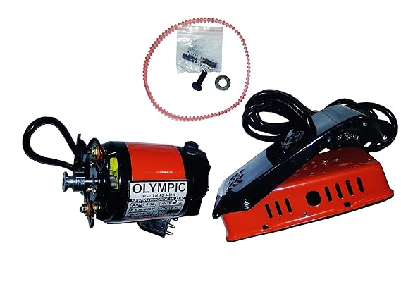 Olympic Mini House Sewing Machine Full Copper Motor Red