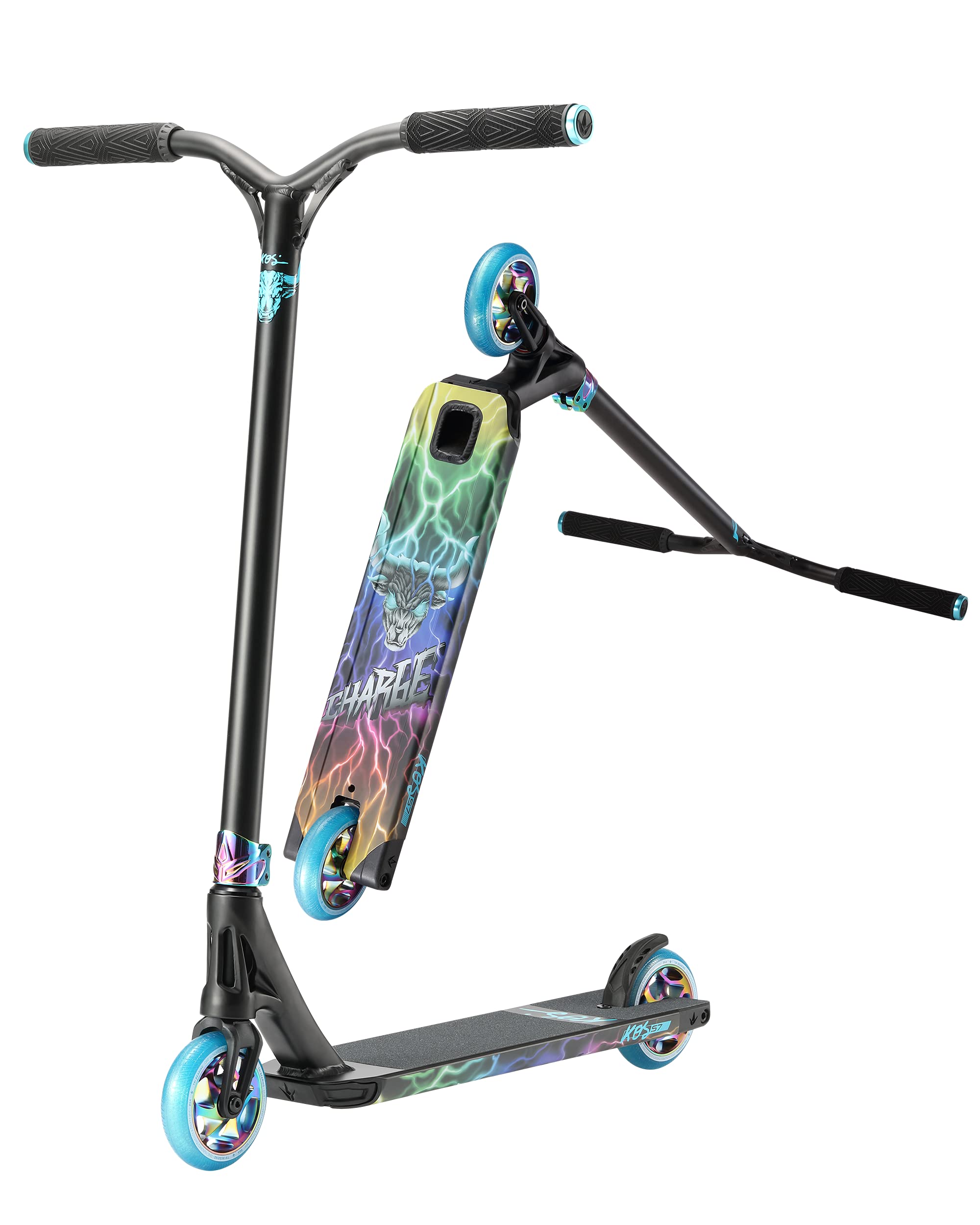 Envy Scooters KOS S7 Pro Scooters - Pro Street Scooters for Intermediate to Advanced Stunt Scooter Riders. Top of line Street Scooter for Skate Park, Youth and Adult Scooters