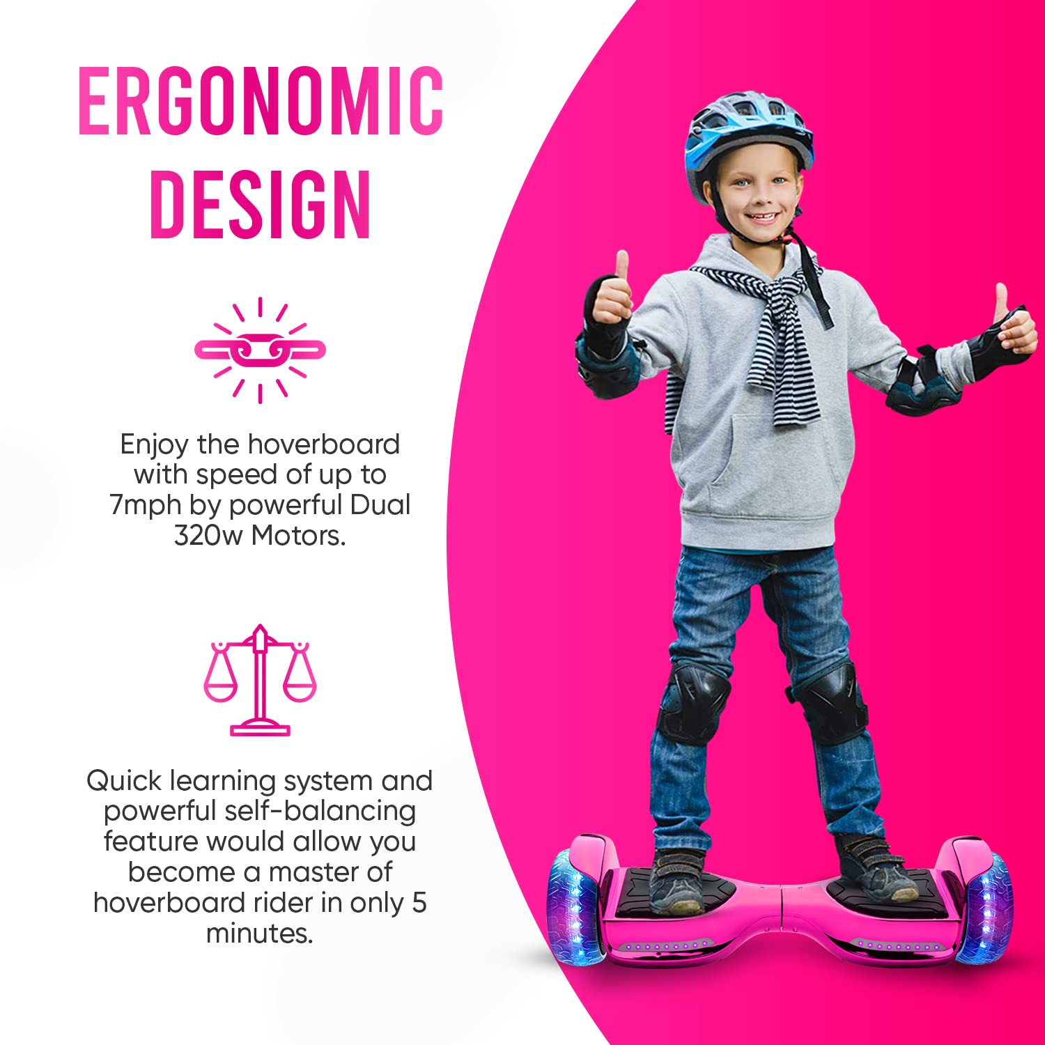 Hoverboard with 6.5
