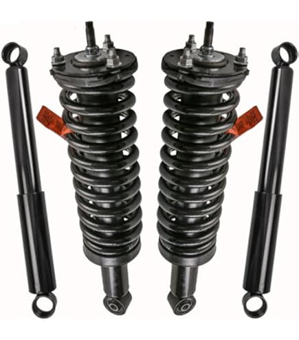 TRQ Full Set Of 4 Shock Absorbers - Fits 1995-2004 Toyota Tacoma (Front & Rear) | Direct Replacement Kit - View #3