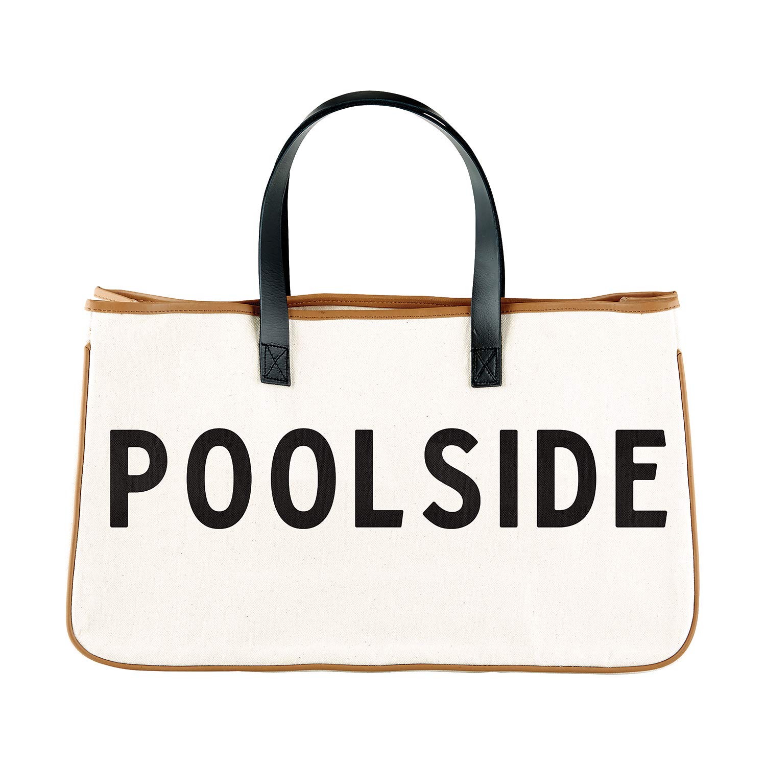 Santa Barbara Design Studio Tote Bag For Women Hold Everything 100% Cotton Canvas Shoulder Bag, Large, Poolside