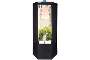 Aerospring Grower's Edition 3.0 Vertical Hydroponic Growing System - Patented Hydroponic Kit for Indoor Growing - Grow Flowering and Fruiting Plants
