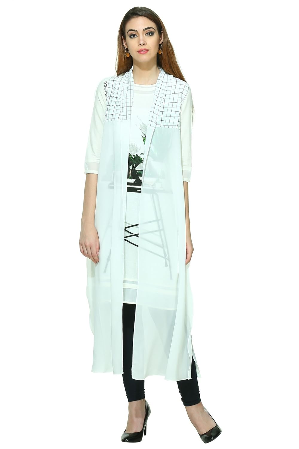 w for woman crepe gilets