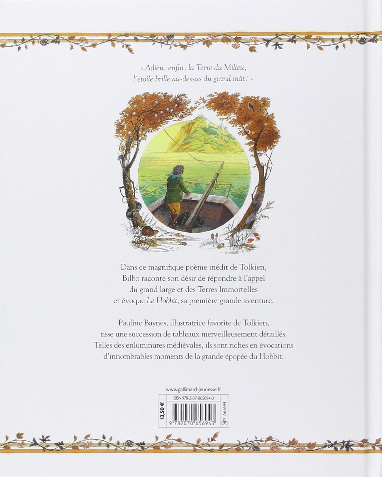 L Album De Bilbo Le Hobbit Adieu A La Terre Du Milieu Albums Gallimard Jeunesse French Edition Tolkien J R R Baynes Pauline Laubier Pierre De 9782070656943 Amazon Com Books