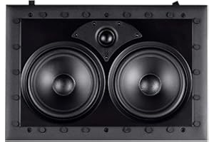 Monolith by Monoprice THX-265IW THX Select Certified 2-Way in Wall Speaker, Black (134368)