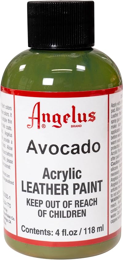 Angelus Acrylic Leather Paint - Flexible, Non-Toxic, Water Based