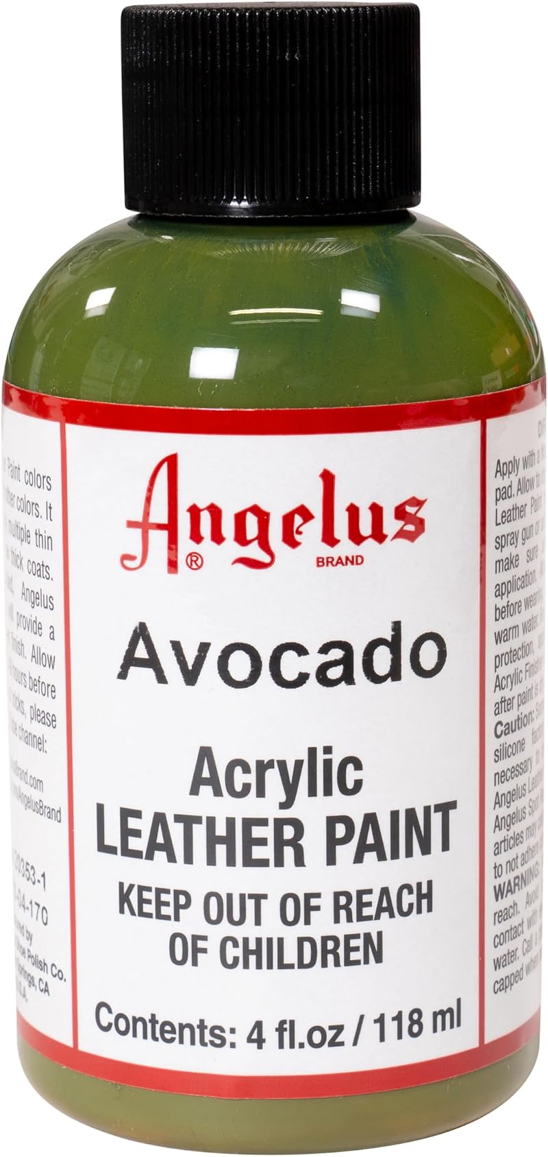 Angelus Acrylic Leather Paint - Flexible, Non-Toxic, Water Based