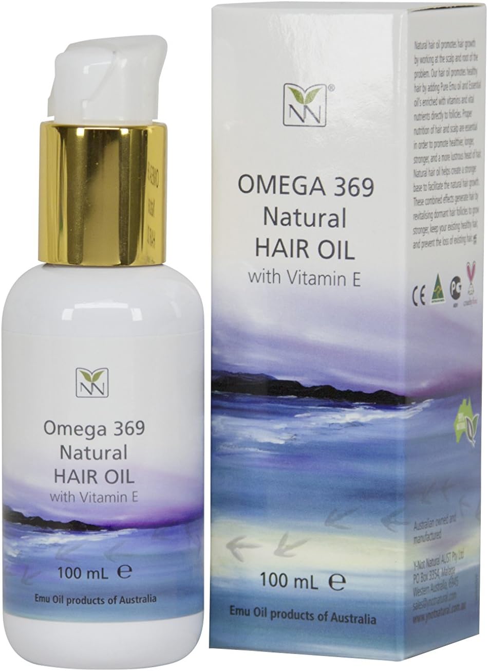 Omega 369 Natural Hair, Vitamin E, 100ml