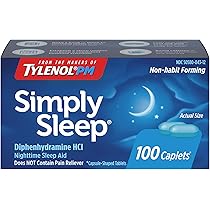Amazon.com: Tylenol Simply Sleep Nighttime Sleep Aid Caplets
