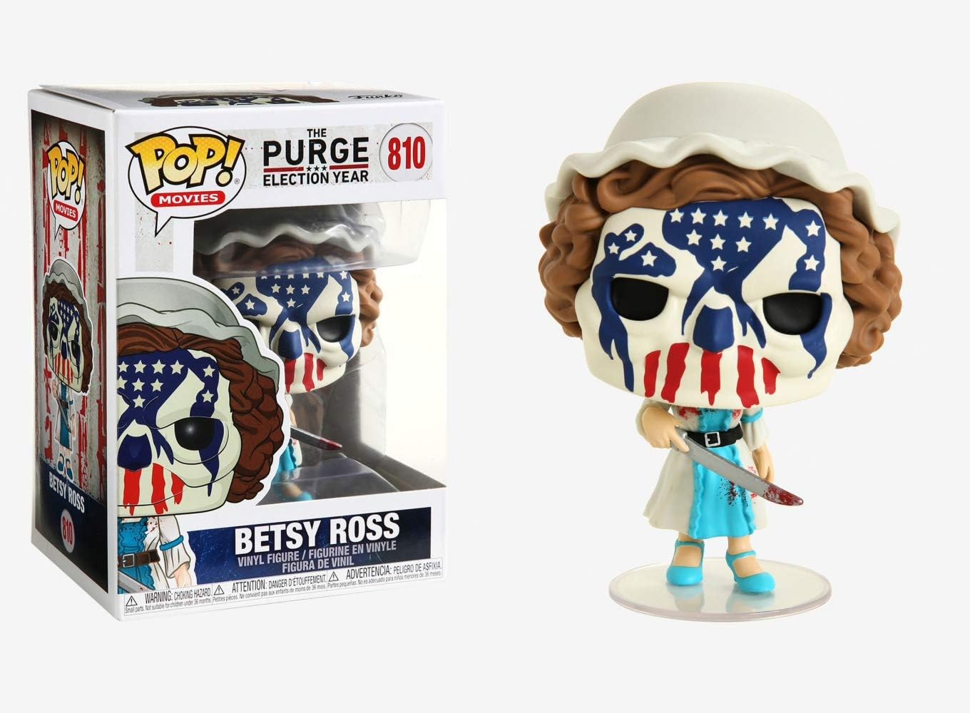 Funko 43457 POP Vinyl Movies: The Purge-Betsy Ross (Election Year) Btsy (Ectn Yr) Collectible Figure, Multicolour - Image 5