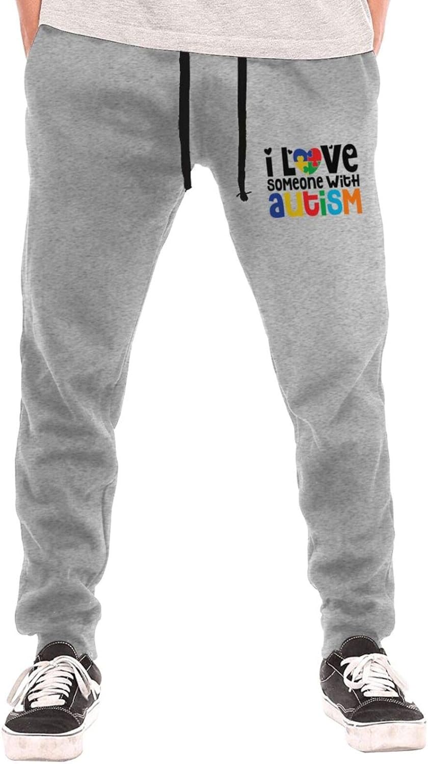 I Love Someone with Autism Mans Pant Basic Active Long