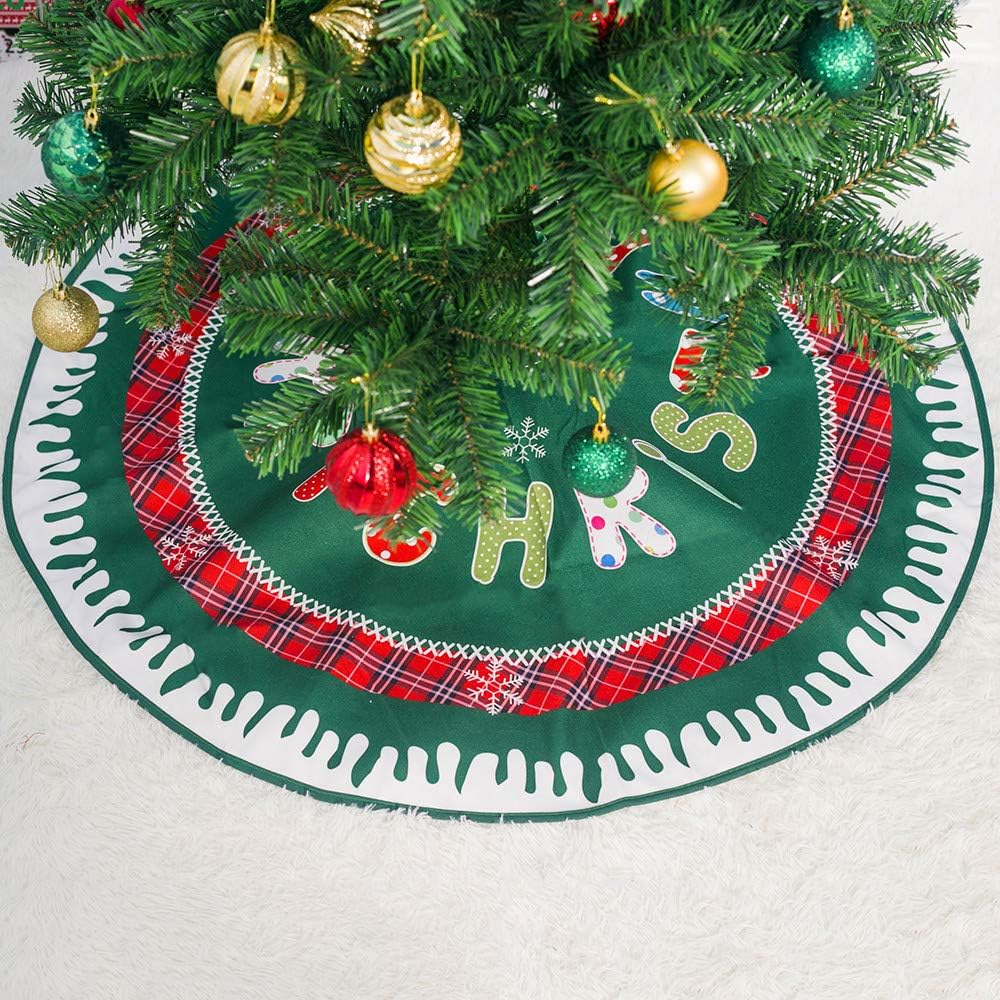 Albero Di Natale Uncinetto Punto Coccodrillo.Gonna Per Albero Di Natale Copri Base Per Albero Di Natale 90 Cm Gonna Ad Albero Di Natale Rustica Xmas Gonna Per Albero Di Natale Decorazioni Natalizie Amazon It Casa E Cucina