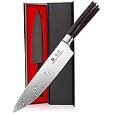 imarku Japanese Chef Knife-Sharp Kitchen Knife 8 Inch, Gift for Mom &amp; Dad | Chef's Knives HC Steel Paring Knife, Unique Gifts for Men and Women, Kitchen Gadgets with Gift Box, Gyutou Knives