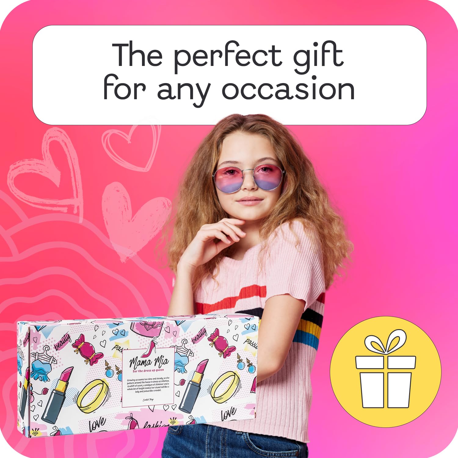 SCENTED THINGS Mama Mia Perfume Set for Teen Girls, Kids Body Spray for Girls 10-12 & Teens, Body Mist for Teenage Girl, Fashion Collection 2 Stiletto-Shaped Perfumes Bottles