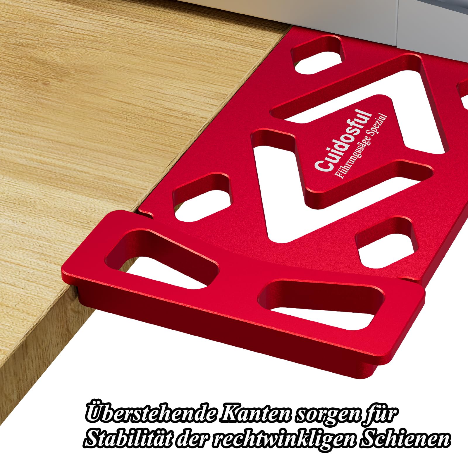 CNC-gefräster 90° Winkelanschlag für Bosch FSN Führungsschiene – Präziser, Vertikaler Schnitt für Holz- und DIY-Projekte – Kompatibel mit Bosch FSN Systemen, Ideal für Holzplattenschneidarbeiten 8