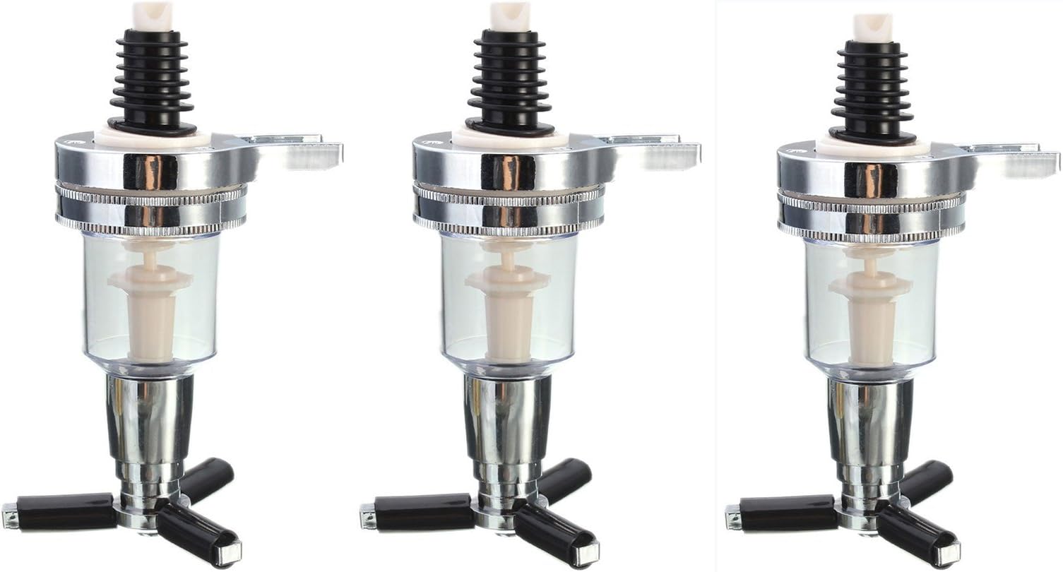 3 Piece Replacement Nozzle Shot Dispenser for Revolving Liquor Caddy Bottle Holder …