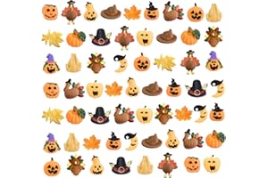 Holydeck 60 Pcs Thanksgiving Day Mochi Squishy Toys,Mini Cute Squeeze Toy Stress Reliever Anxiety Packs for Kids Thanksgiving Day Party Favor,Fall Decor,Fall Decrations (Thanksgiving)