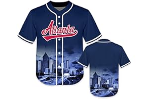 FANS4US Kids Baseball City Night Skyline Jersey Shirt Printing Apparel for Boy Girl Fans Uniform Gifts Toddler 4-7 Youth 8-20 Years